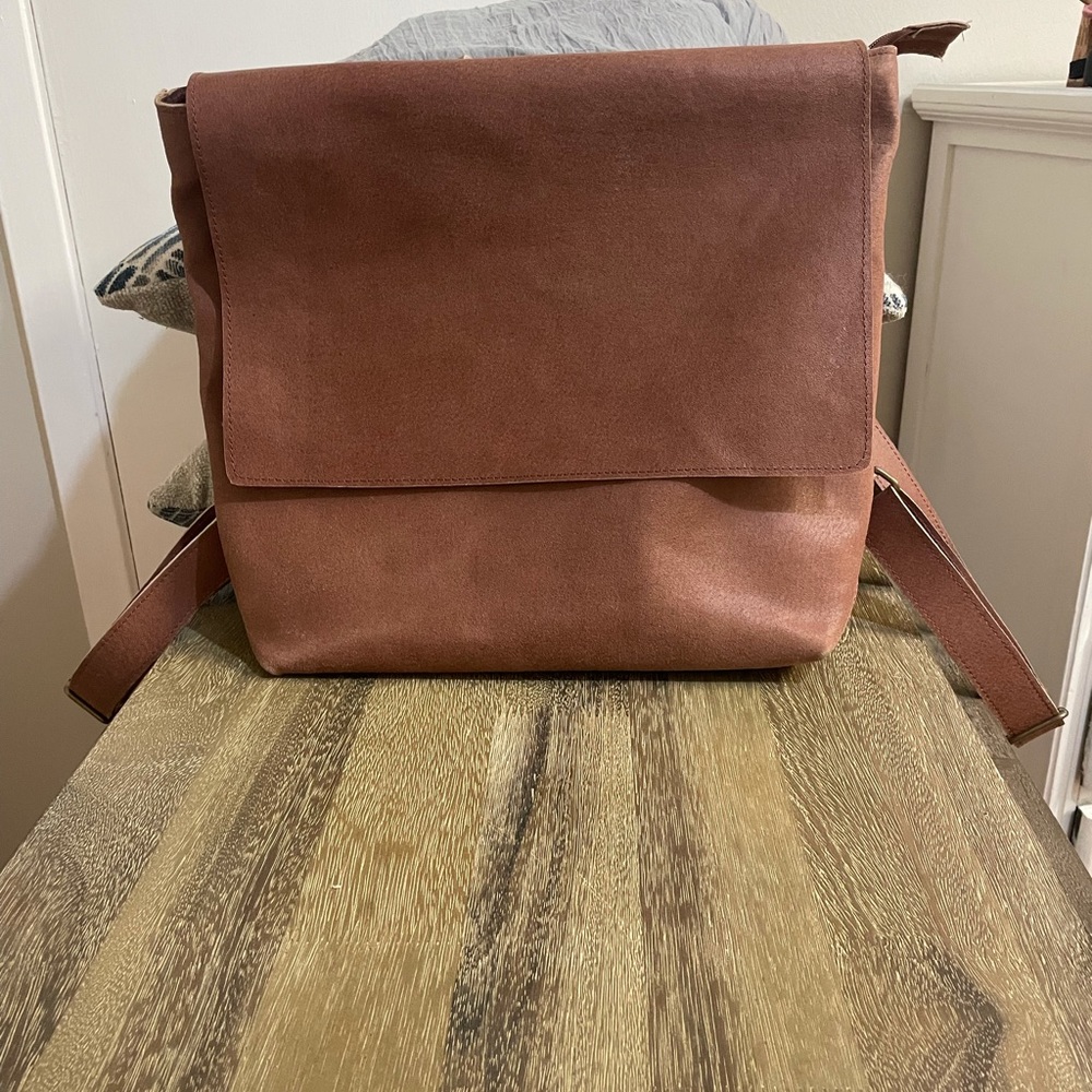 Brown leather laptop bag bundle - Picture 2 of 6